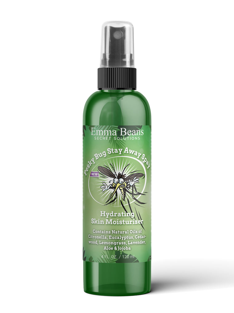 Emma Beans Pesky Bug Stay Away Spray and Natural Hydrating Skin Moisturizer