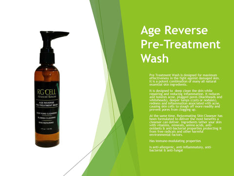 Age Reverse Pre-Treatment Wash (Available in 4oz,8oz,&36oz)
